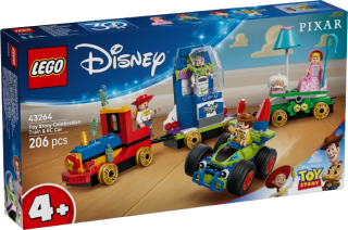 Slavnostní vláček a Autíčko z Příběhu hraček - LEGO-Disney and Pixar’s Light (43264) - 