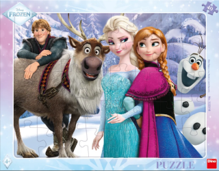Puzzle Frozen: Na procházce 40 dílků deskové - 