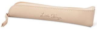 Penál etue šikmá Little things beige 4x20cm - 