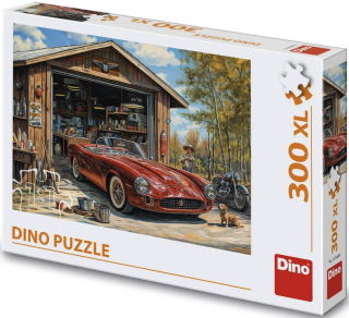 Puzzle - Jaguár v garáži (300 XL dílků) - neuveden