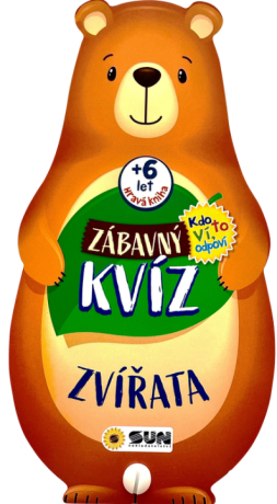 Zábavný kvíz Zvířata - Kdo to ví, odpoví 6+ (poškozené) - 