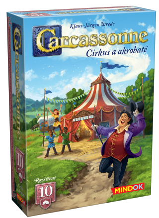 Carcassonne rozšíření 10: Cirkus a akrobaté (2025) - Wrede Klaus-Jürgen
