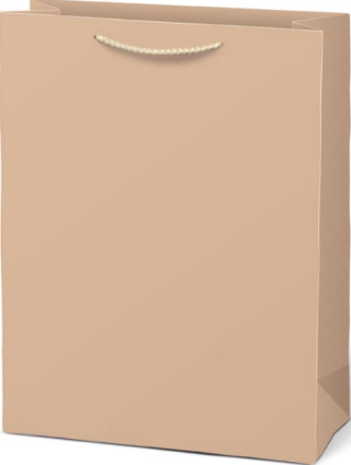 Taška MFP dárková T 5 kraft 260x320x100 béžová - 