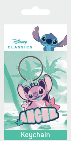 Lilo a Stitch gumová klíčenka Angel - 