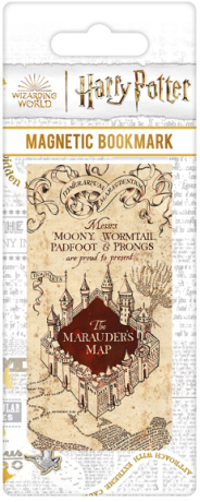 Harry Potter magnetická záložka Pobertův plánek - 