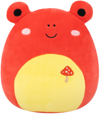 Squishmallows Červená pralesnička - Obu - neuveden