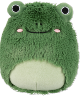 SQUISHMALLOWS Fuzzamallows Žába - Gloria, 30 cm - 