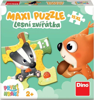 První hraní: Lesní zvířátka 15 maxi Puzzle - 