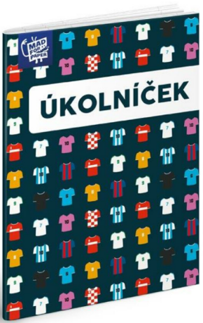 Úkolníček MFP A5 Fotbal dresy - 