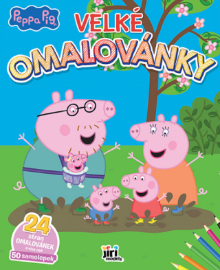 Velké omalovánky Prasátko Peppa - 