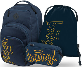3 SET Coolmate Lux: batoh, penál, sáček - -