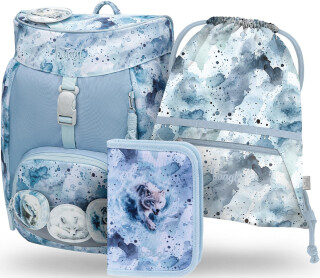 3 SET Airy Polar: batoh, penál, sáček GRS - -