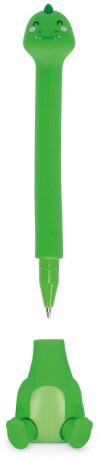 Kuličkové pero Legami Stand-Ink Ovation - Ballpoint Pen With Base - Dino - 1 mm - Black Ink - 