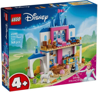 LEGO® - Disney 43283 Popelčin zámek a její zvířecí přátelé - 