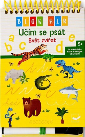 Blok her Učím se psát Svět zvířat - neuveden