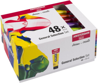 Sada akrylových barev Amsterdam Standard - 48 x 20 ml - 