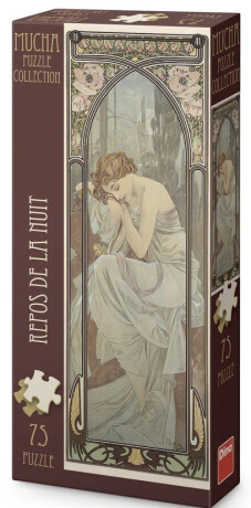 Alfons Mucha – Odpočinek noci 75 puzzle - 