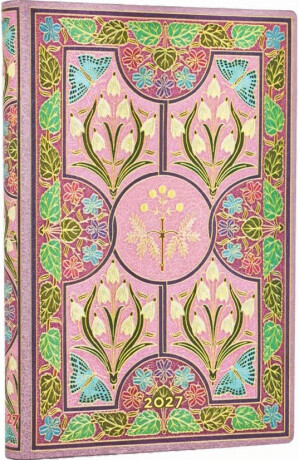 Diář Paperblanks 2027 Mimosa Mini Horizontal - 12M, Mini, horizontální - 