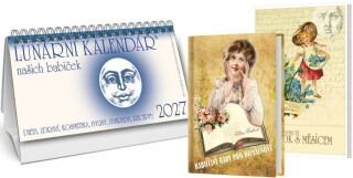 Kalendář 2027 Lunární + Babiččiny rady pro domácnost + Zahradnický rok s Měsícem - Klára Trnková