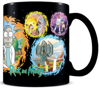 Rick a Morty měnící hrnek, 325 ml - 