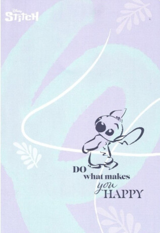 Sešit A4 60 l. čtverečkovaný Disney Fashion Stitch pastelový vzor 2 - 