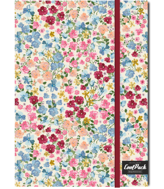 Sešit A5 s gumou Coolpack Forget me not - 