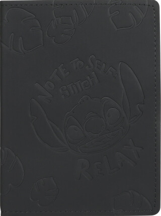 Poznámkový blok B6 80 l. čtverečkovaný Disney černý Stitch vzor 2 - 
