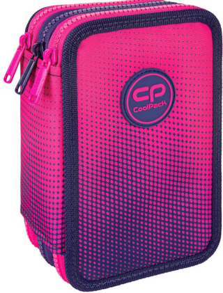 Tříkomorový penál s vybavením Coolpack jumper 3 gradient frape SK - 