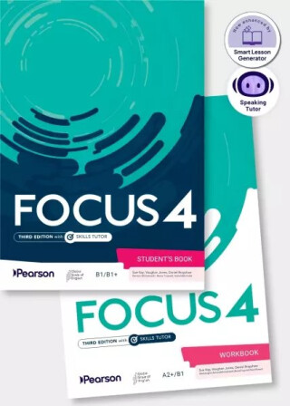 Focus 3rd Edition Level 4 Student´s Book and Workbook with Online Practice and AI - 