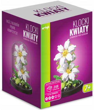 Kostky 248ks  - květiny - 