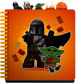 LEGO Star Wars Zápisník se záložkami - Mandalorian - 
