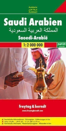 AK 106 Saudská Arábie 1:2 000 000 / automapa (poškozené) - neuveden
