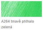 Akvarelová pastelka AD – 264 Dark Phthalo Green - 