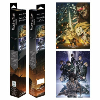 Attack on Titan set plakátů 2ks - neuveden
