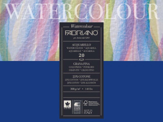 Blok pro akvarel Fabriano 300g 20x40cm - 20 listů - 