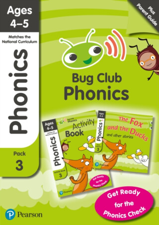 Bug Club Phonics Learn at Home Pack 3, Phonics Sets 7-9 for ages 4-5 (Six stories + Parent Guide + Activity Book) - Jill Atkins,Rhona Johnston,Joyce Watson,Emma Lynch,Monica Hughes