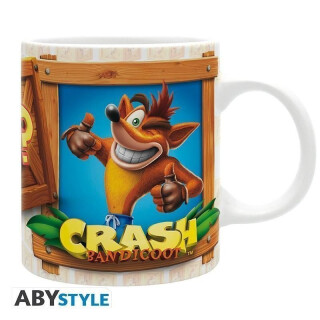 Crash Bandicoot Keramický hrnek 320 ml - N.sane (poškozené) - neuveden
