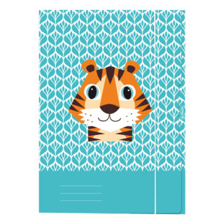 Desky s gumou A3, Tygr, Cute animals - 