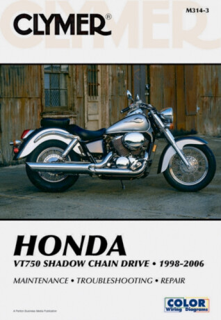 Honda VT750 Shadow Chain Drive Motorcycle (1998-2006) Service Repair Manual - Haynes Publishing