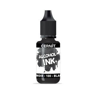 Inkoust Cernit na alkoholové bázi 20ml – 100 black - 