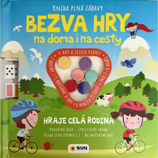 Kniha plná zábavy - Bezva hry na doma i na cesty (poškozené) - 