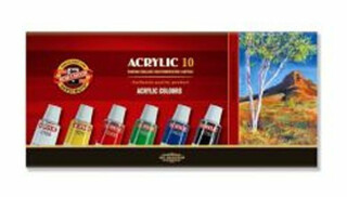 Koh-i-noor souprava akrylovych barev 10 x 16 ml (poškozené) - neuveden