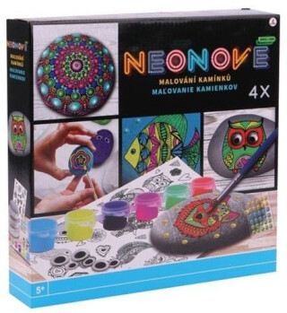 Malování na kamínky Neon (poškozené) - neuveden