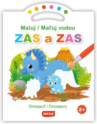 Maluj / Maľuj vodou ZAS a ZAS Dinosauři / Dinosaury - neuveden