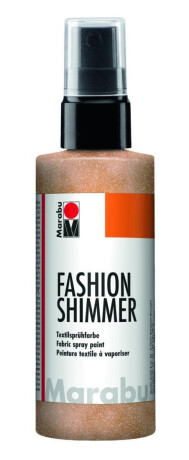 Marabu Fashion Shimmer na tmavý textil třpytivý - meruňkový 100 ml (poškozené) - neuveden