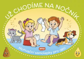 Motivační samolepky pro děti - Už chodíme na nočník - neuveden