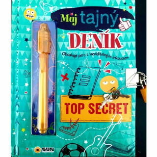 Můj tajný deník - TOP SECRET zelený (poškozené) - neuveden