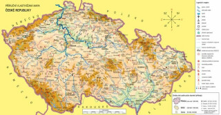 Náhradní mapa k učebnici Vlastivěda 4 - Poznáváme naši vlast (4-41) - neuveden