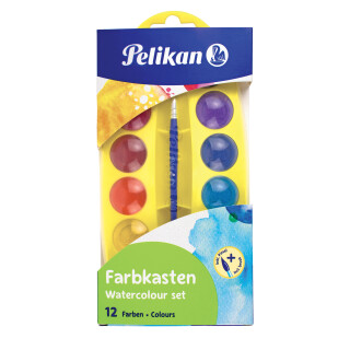 Pelikan - Barvy vodové 12 barev - 