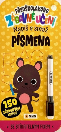 Předškolákovo zábavné učení Písmena napiš a smaž - neuveden